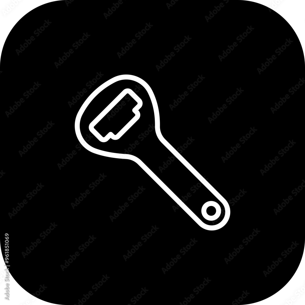 Bottle Opener Vector Icon Design Bottle Opener Vector Icon Design