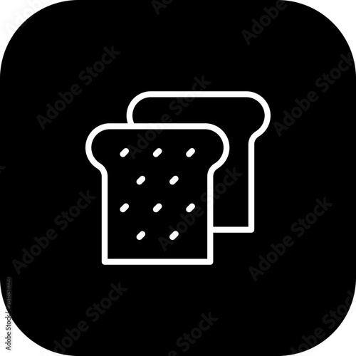 Bread Vector Icon Design