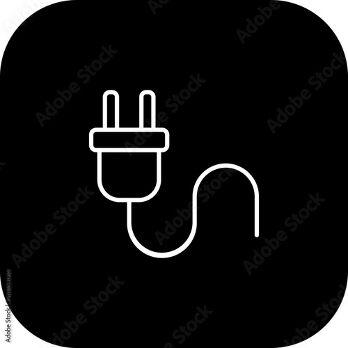 Plug Vector Icon Design
