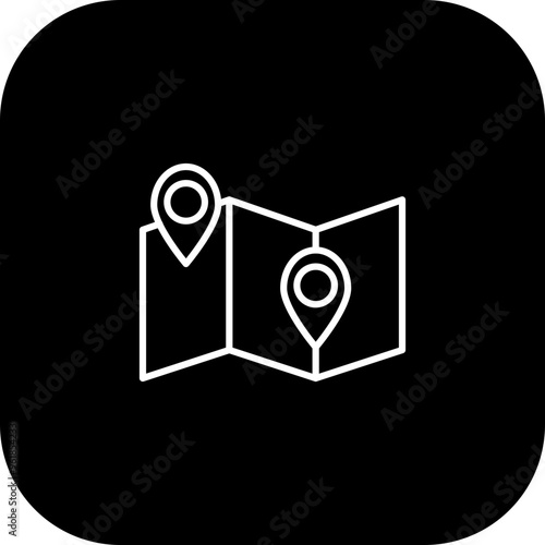 Nearby Destinations Vector Icon Design