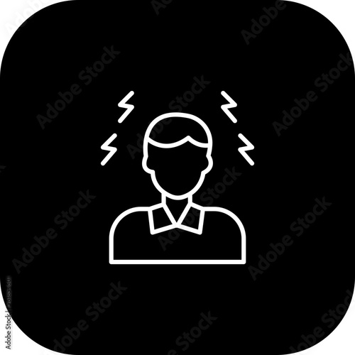 Headache Vector Icon Design