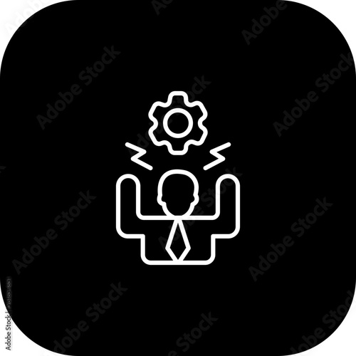 Overwork Vector Icon Design