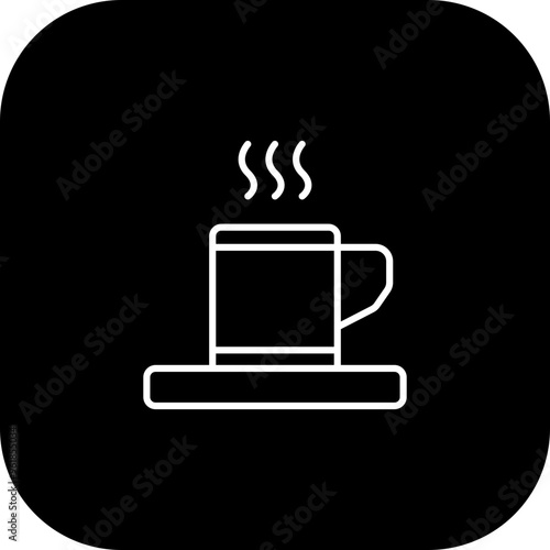 Coffee Cup Vector Icon Design