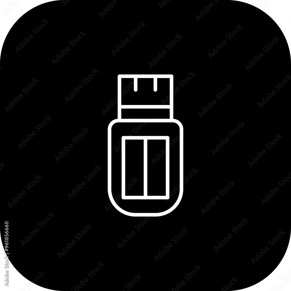 Usb Stick Vector Icon Design Usb Stick Vector Icon Design