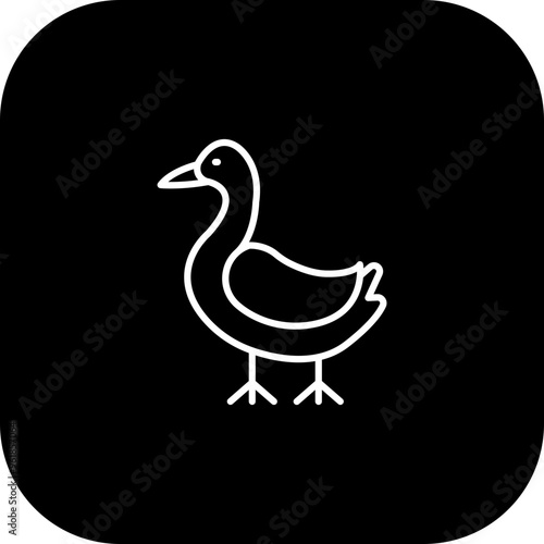 Goose Vector Icon Design