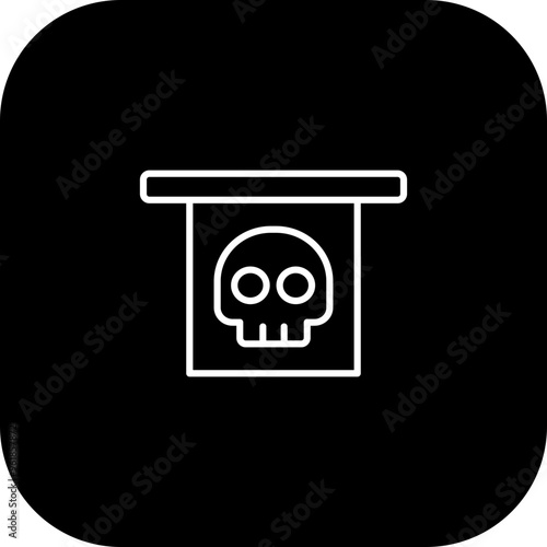 Jolly Roger Vector Icon Design