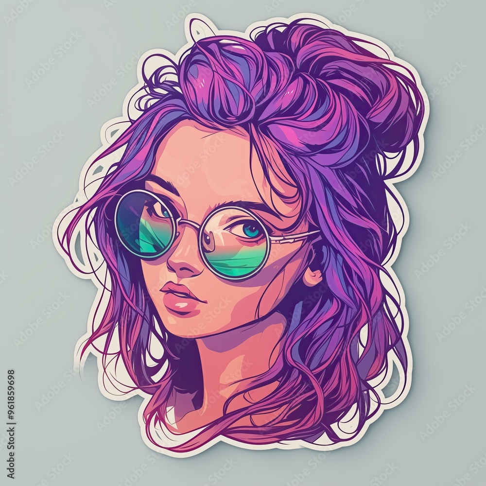 contour-cut sticker squeegee art, minimal, 3d generated AI contour-cut sticker squeegee art, minimal, 3d generated AI