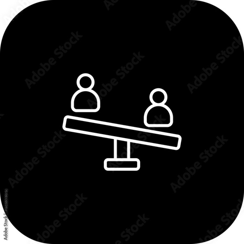 Balance Vector Icon Design