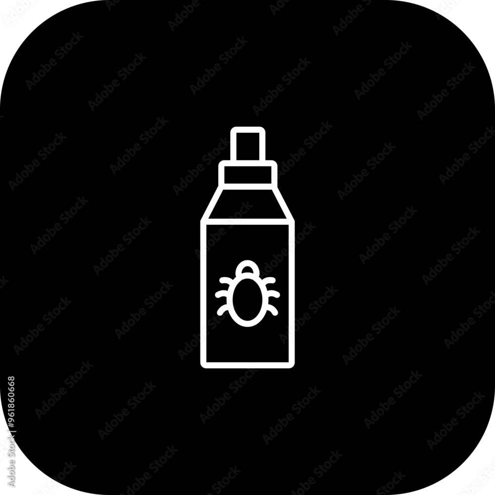 Bug Repellent Vector Icon Design Bug Repellent Vector Icon Design