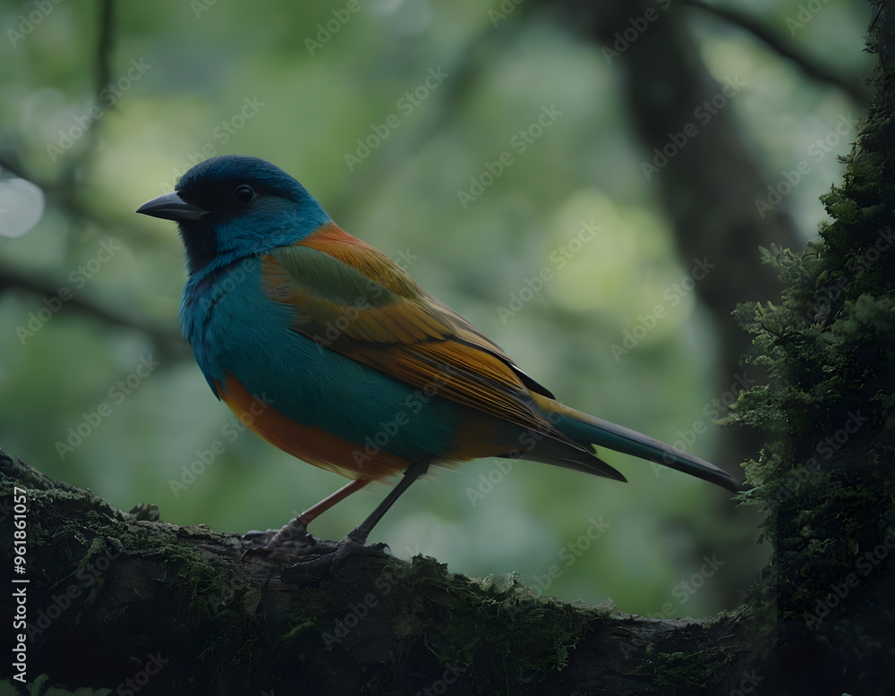 a small colorful bird standing on a branch a small colorful bird standing on a branch