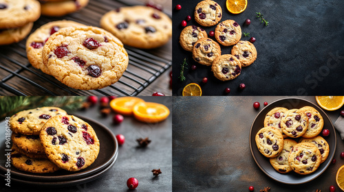 cookies with nuts and raisins