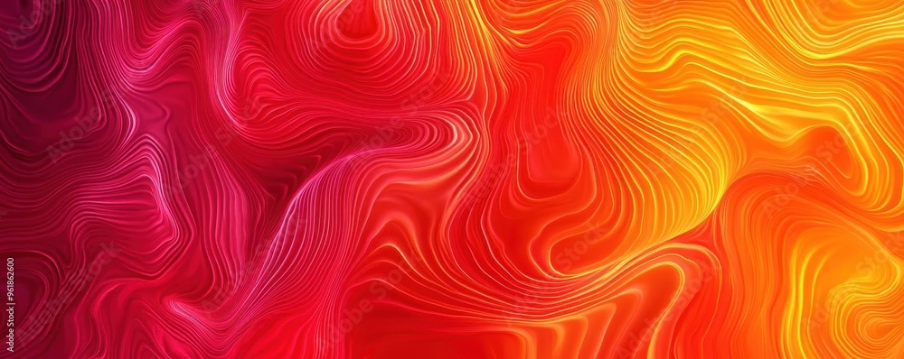 Fluid gradient of intense reds and oranges with swirling patterns, Abstract background, Dynamic and energetic Fluid gradient of intense reds and oranges with swirling patterns, Abstract background, Dynamic and energetic