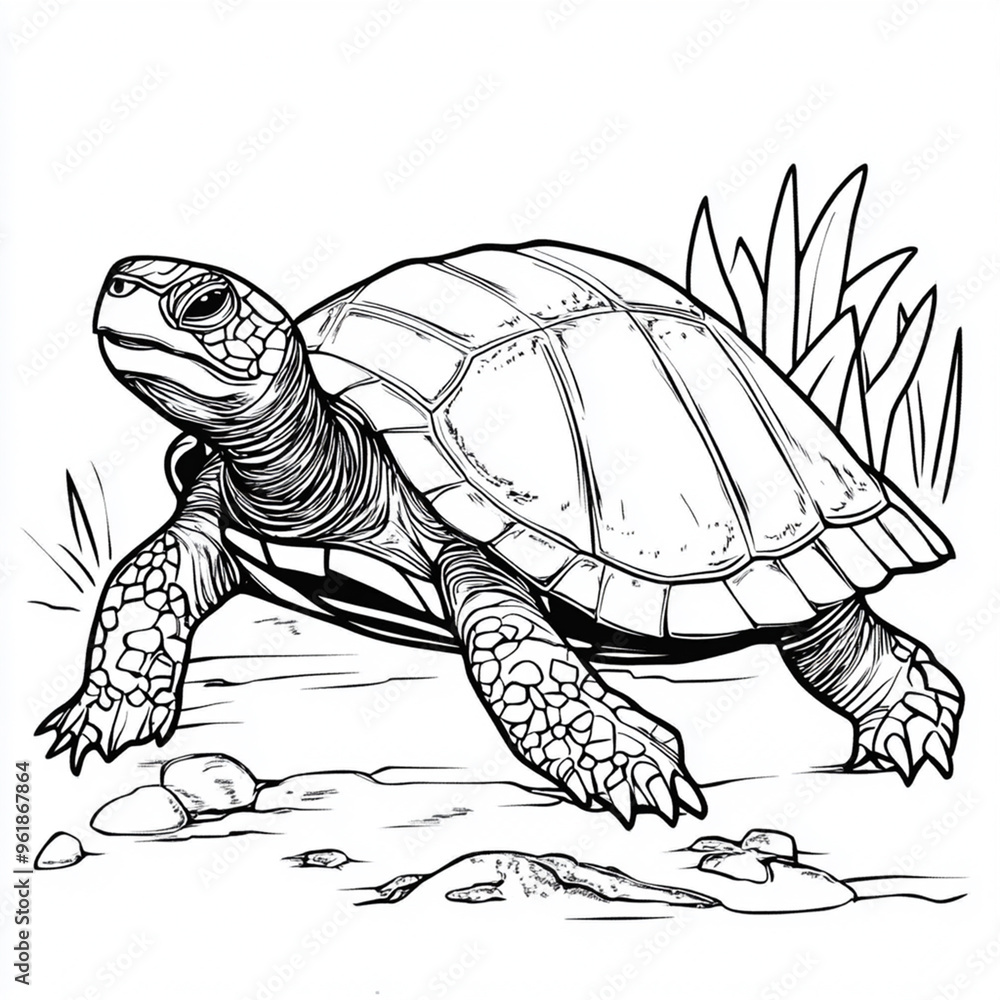 Fototapeta premium turtle on the beach