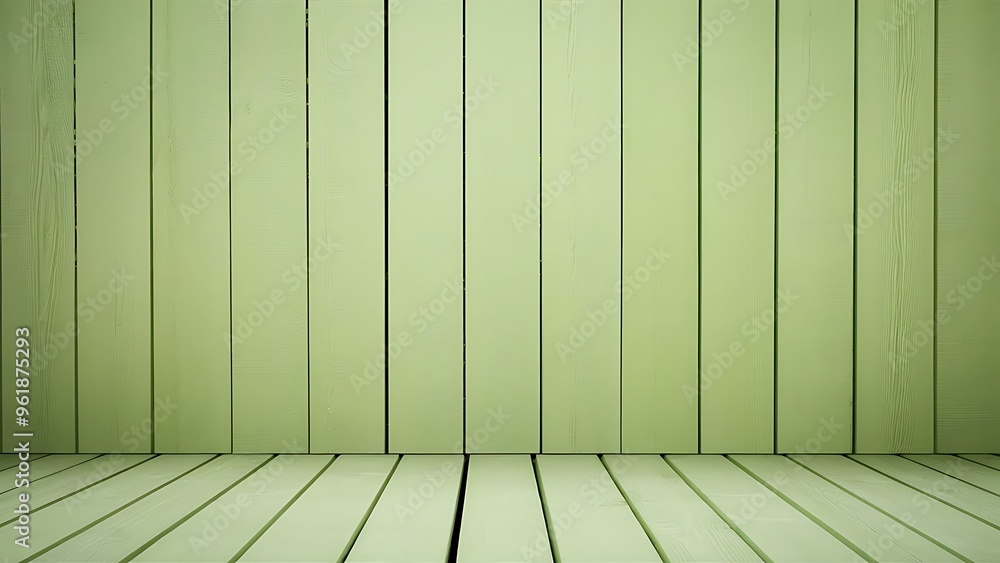 Light green wooden background with vertical planks Light green wooden background with vertical planks