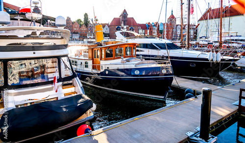 Gdansk,marina, street scenes, port photo