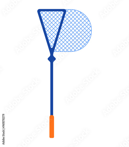 Scoop Net Illustration Suitable for fishing theme design as well as fishing supplies store
