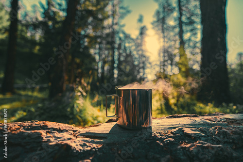 cup of hot drink outdoor