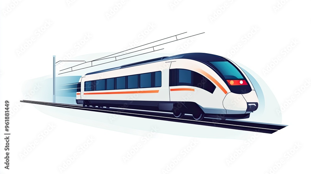 A sleek electric train icon, symbolizing modern, eco-friendly transportation. A sleek electric train icon, symbolizing modern, eco-friendly transportation.