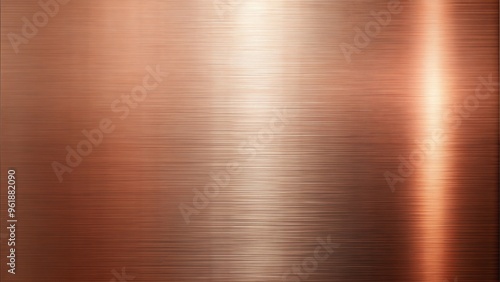 Brushed metallic texture background in copper tone