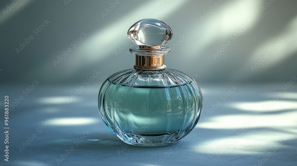 A glass perfume bottle, clear and elegant, minimalist design, luxury fragrance, isolated on white background A glass perfume bottle, clear and elegant, minimalist design, luxury fragrance, isolated on white background