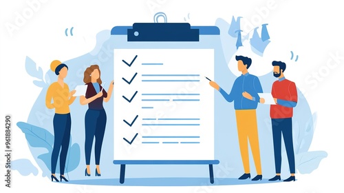 Requirements gathering, client demand or customer opinion, summary or meeting conclusion, stakeholders use case, lecture or meeting note concept, businessman write client requirements from discussion.