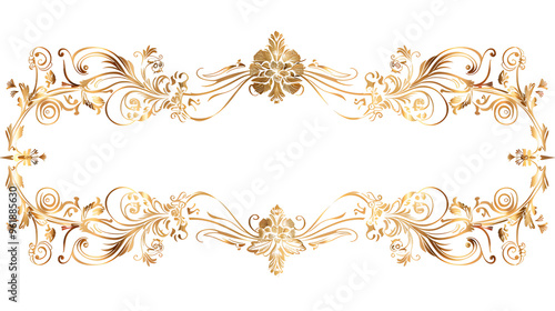 Elegant Decorative Frames Banner Label Collection in Transparent PNG Format