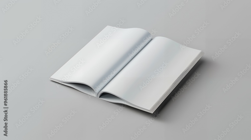 blank closed A4, (A5) brochures with soft shadows isolated on gray background. blank closed A4, (A5) brochures with soft shadows isolated on gray background.