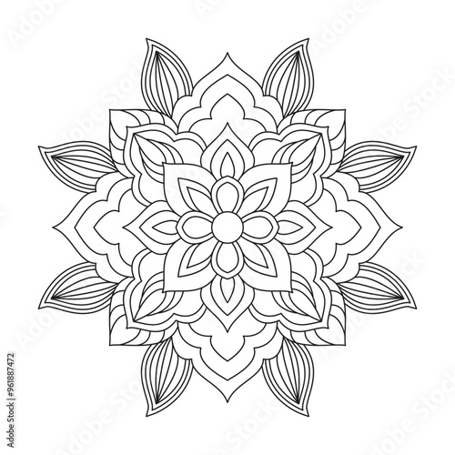 Mandala Pattern Designs in simple different styles
