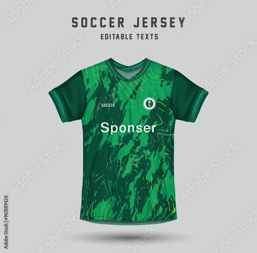 Soccer Jersey design for sublimation