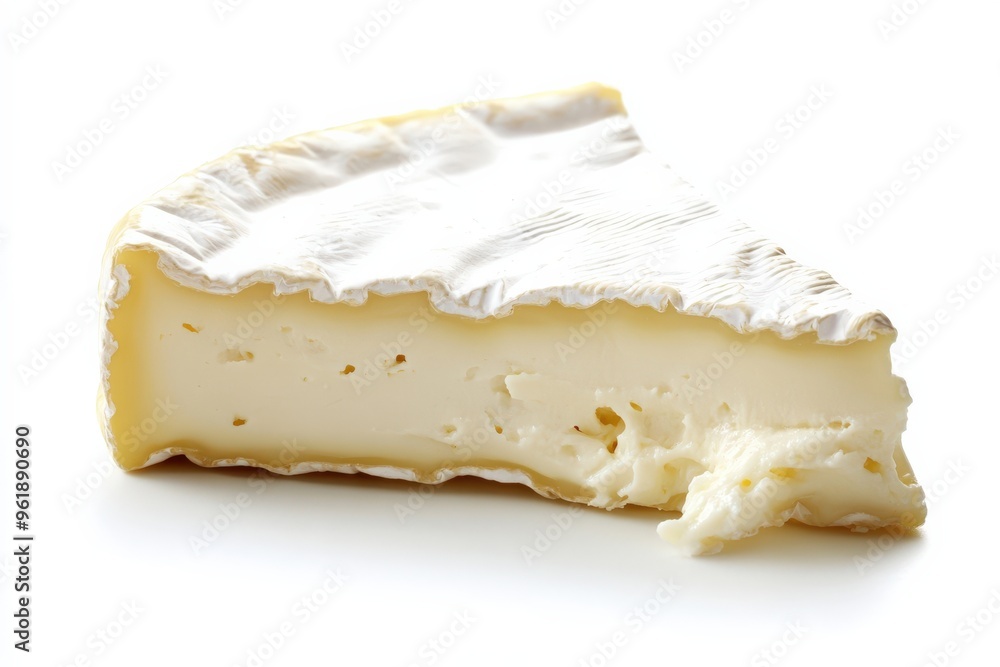 Brie Cheese - French Delicacy Snack, Fresh Sliced Dairy Dessert Brie Cheese - French Delicacy Snack, Fresh Sliced Dairy Dessert