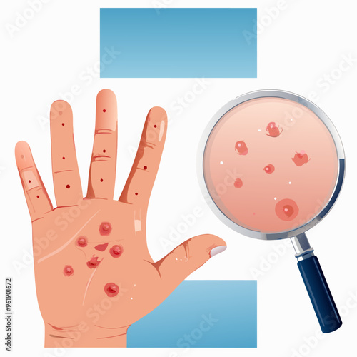 A Human Hand with Eczema (5)