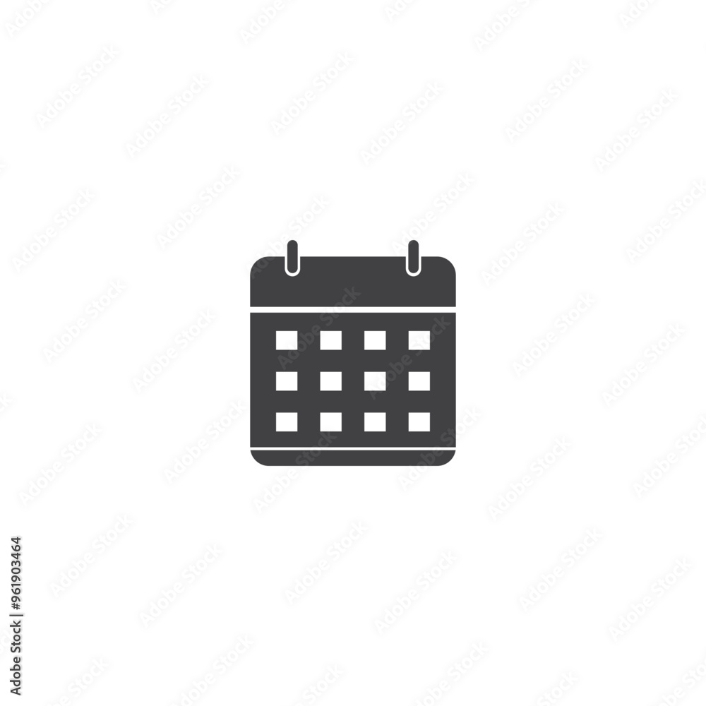 Calendar icon vector illustration template Calendar icon vector illustration template