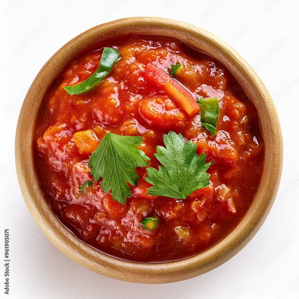 tomato soup isolated on white background tomato soup isolated on white background