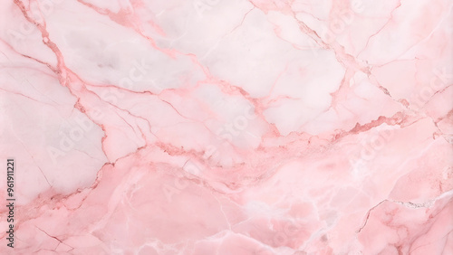 Soft pink marble texture background with elegant veins