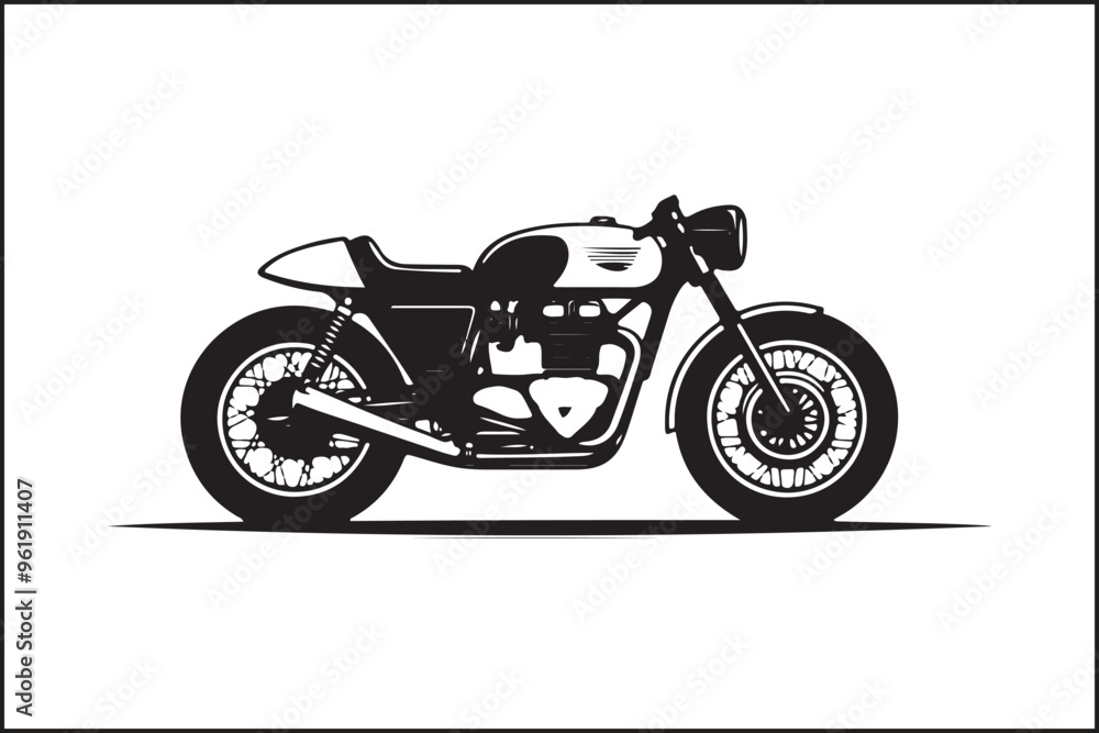 Motocross Jump: Silhouette of a Rider in Action Motocross Jump: Silhouette of a Rider in Action