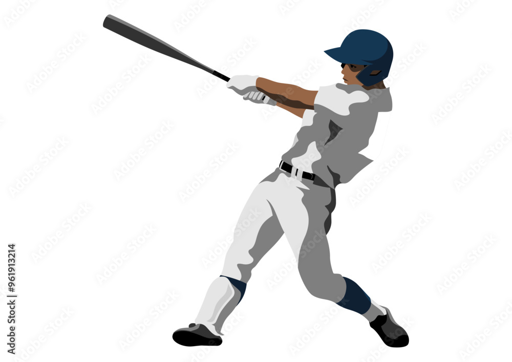 Obraz premium 高校野球「バッター」