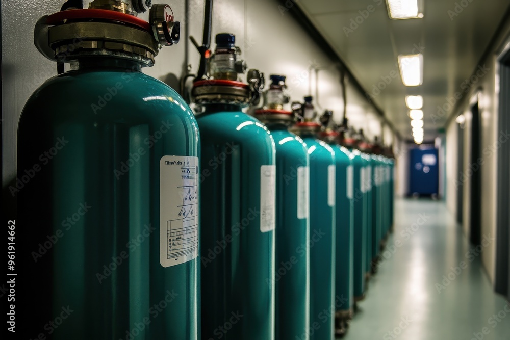 Oxygen tanks for medical use Oxygen tanks for medical use