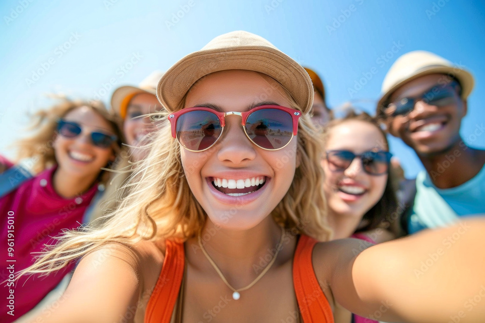 Multicultural friends taking selfie pic with smartphone outside - Happy young people smiling at camera together - Youth community concept with guys and girls hugging outdoors Multicultural friends taking selfie pic with smartphone outside - Happy young people smiling at camera together - Youth community concept with guys and girls hugging outdoors
