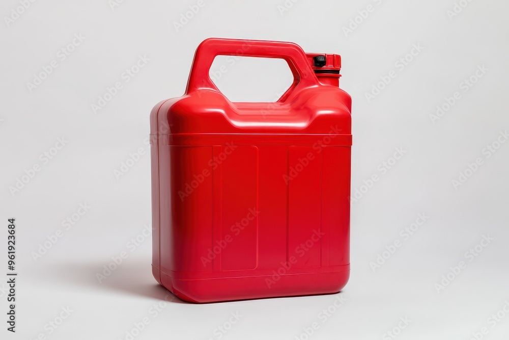 Plastic container on a white surface Plastic container on a white surface