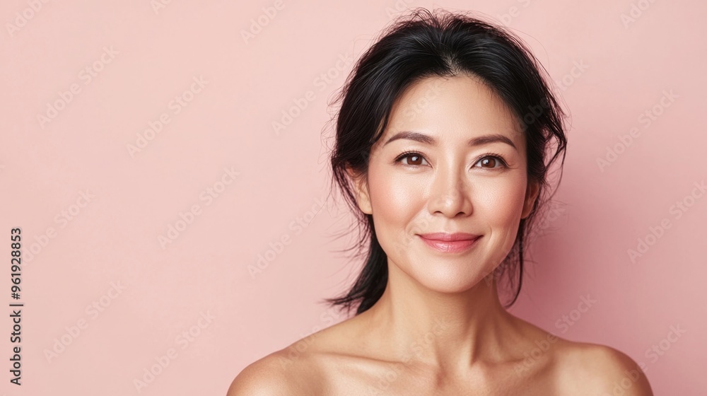 A woman with a nice smile and a nice face A woman with a nice smile and a nice face
