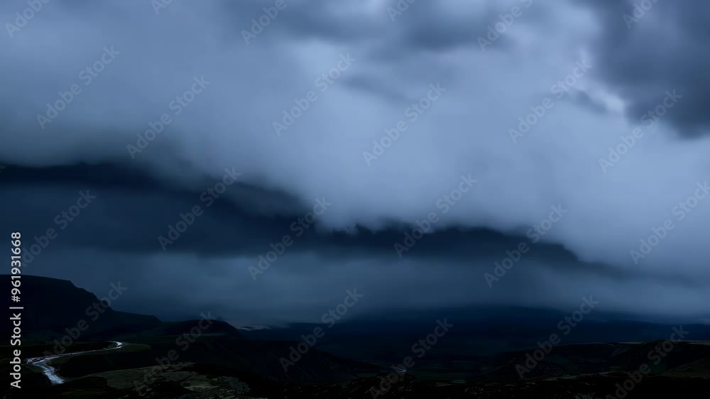 time clouds over the mountains time clouds over the mountains
