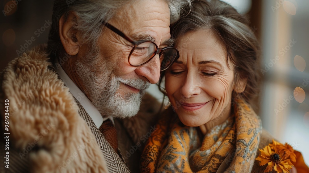 Elderly Couple in Love: A Tender Portrait of Romance Elderly Couple in Love: A Tender Portrait of Romance