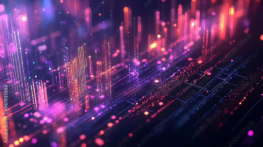 3D Glowing Abstract Financial Graph with Marketing Projections - Dynamic Visualization of Strategy and Performance on Isolated White Background 3D Glowing Abstract Financial Graph with Marketing Projections - Dynamic Visualization of Strategy and Performance on Isolated White Background