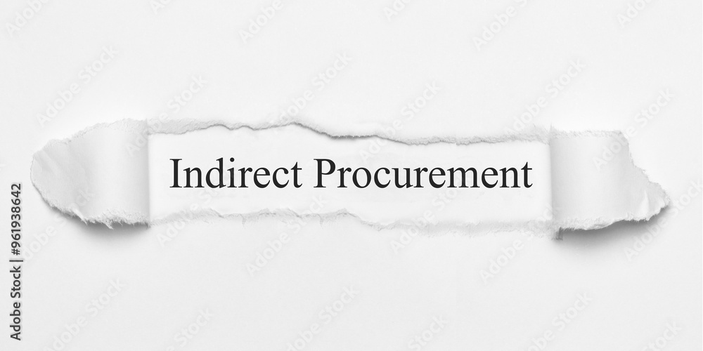 Obraz premium Indirect Procurement 