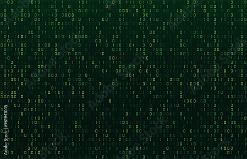 Matrix Concept Binary Pattern Background