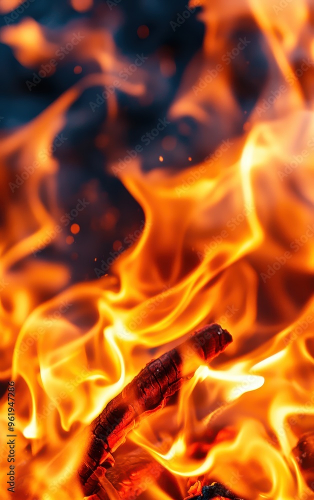 Close-up of vibrant flames dancing against a dark background, showcasing the beauty and warmth of fire in a dynamic display. Close-up of vibrant flames dancing against a dark background, showcasing the beauty and warmth of fire in a dynamic display.