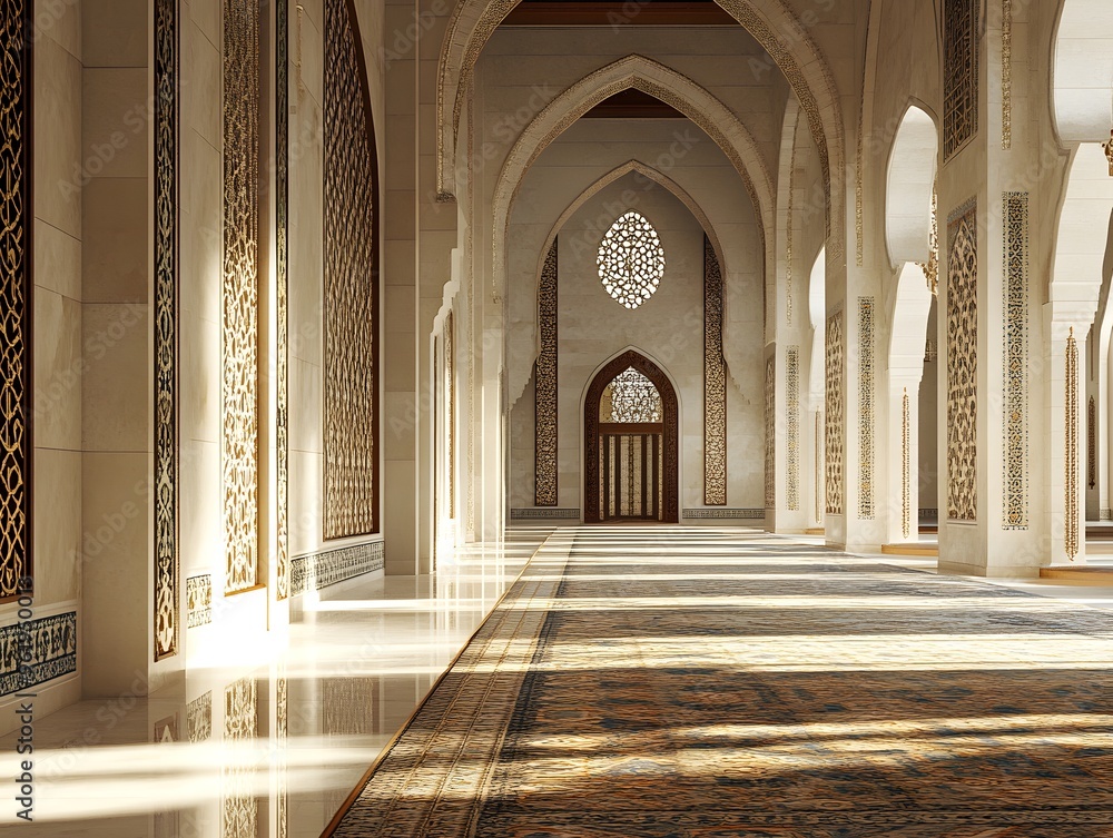 Islamic Architecture: A Glimpse of a Mosque's Interior Islamic Architecture: A Glimpse of a Mosque's Interior