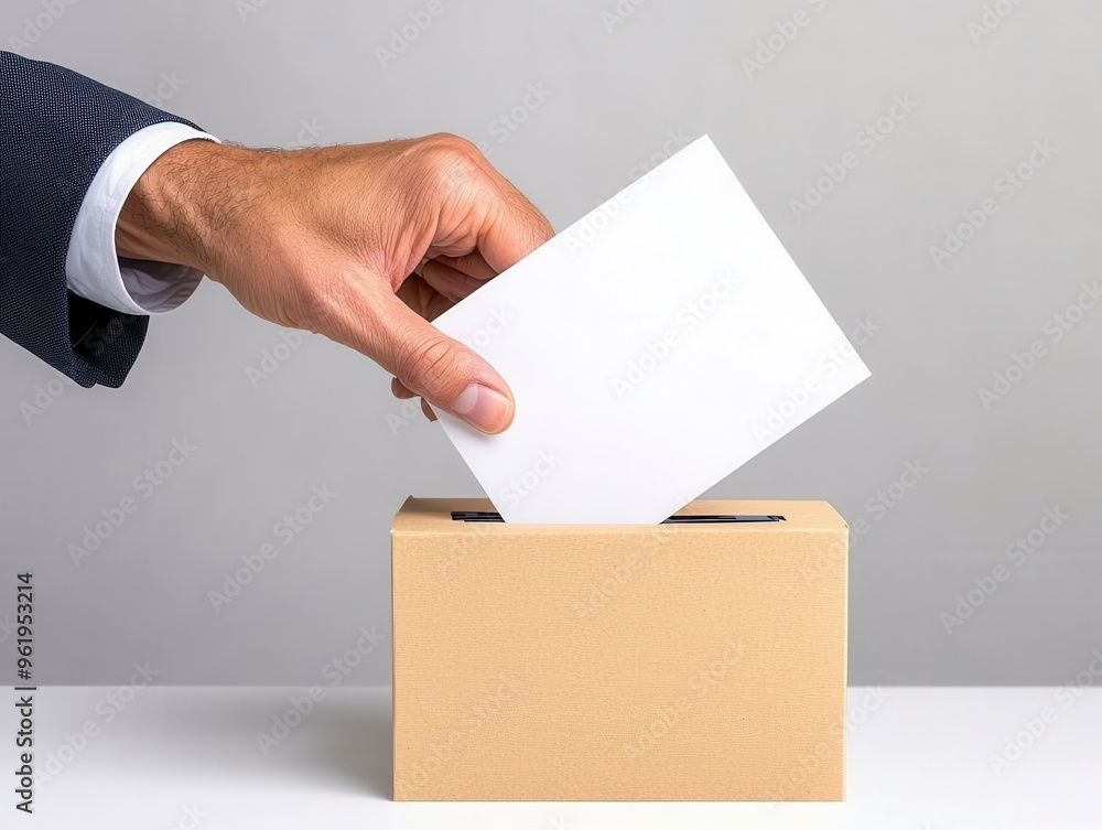A leader casting their vote on Election Day, emphasizing leadership by example The scene reflects the importance of voting for competent leadership in a democratic society A leader casting their vote on Election Day, emphasizing leadership by example The scene reflects the importance of voting for competent leadership in a democratic society