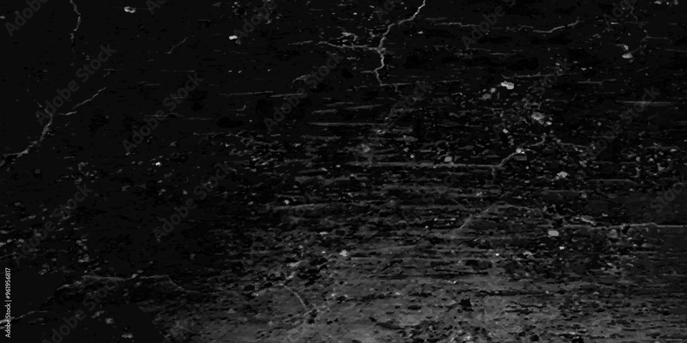 Naklejka premium Abstract dark background black and white dusty wall texture with scratches and cracks . gray concreate surface plaster old rough dirty wall texture, white marble texture, grunge texture. 