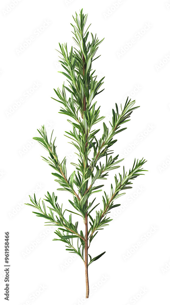 Fresh rosemary sprig with vibrant green leaves, perfect for culinary dishes, herbal remedies, and natural decor. Fresh rosemary sprig with vibrant green leaves, perfect for culinary dishes, herbal remedies, and natural decor.